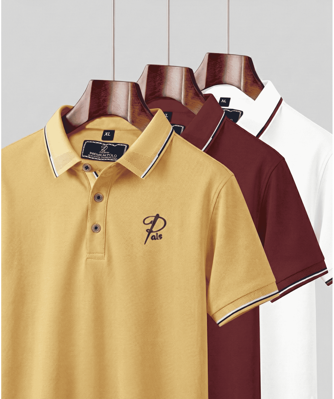 3 PCS Premium Quality Polo T-Shirt For Men